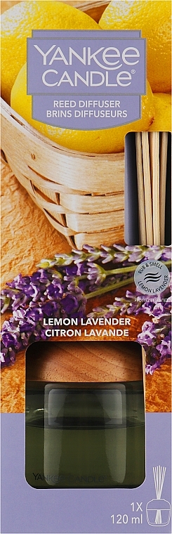 Reed Diffuser "Lemon and Lavender" - Yankee Candle Lemon Lavender — photo N1