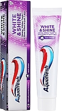 Fragrances, Perfumes, Cosmetics Whitening Toothpaste - Aquafresh White & Shine Whitening Toothpaste