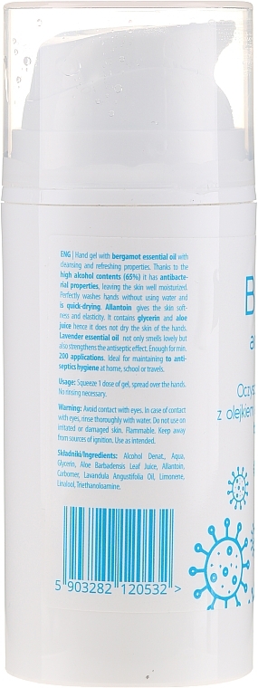 Antibacterial Lavender Hand Gel - BIOnly Antiseptica Antibacterial Gel — photo N4