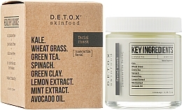 Fragrances, Perfumes, Cosmetics Hydrating Face Mask - D.E.T.O.X. Skinfood Facial Mask