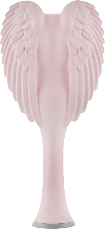 Compact Angel Hair Brush, light pink & gray - Tangle Angel Cherub 2.0 Soft Touch Pink — photo N3