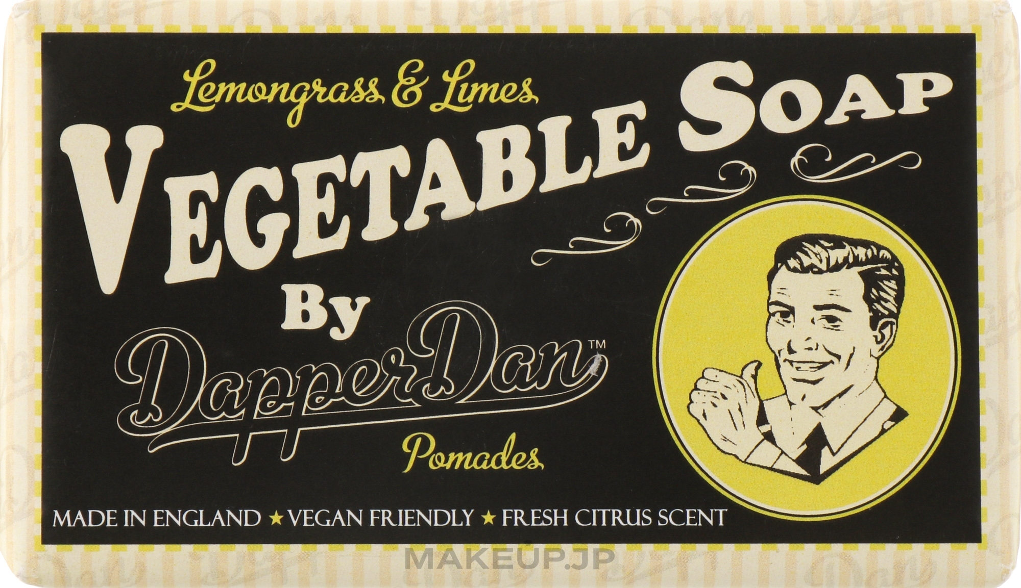 Natural Men Soap - Dapper Dan Vegetable Soap Lemongrass And Limes — photo 190 g