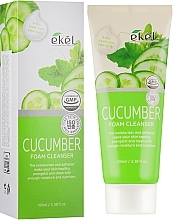 Fragrances, Perfumes, Cosmetics Face Cleansing Foam with Cucumber Extract - Ekel Foam Cleanser Cucumber