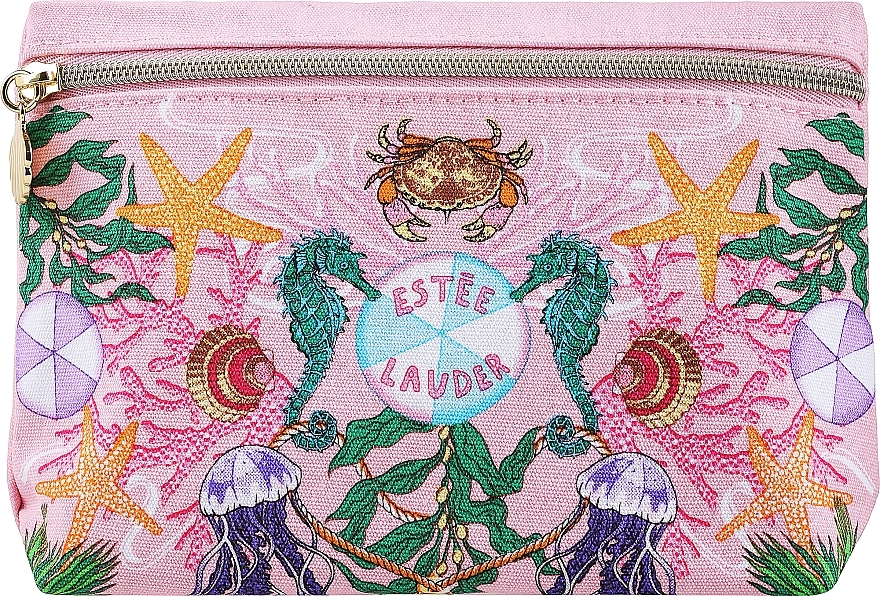 GIFT! Cosmetic Bag with Mini Products - Estee Lauder (remover/30ml + cr/7ml + lip/penc + lip/stick + bag) — photo N1