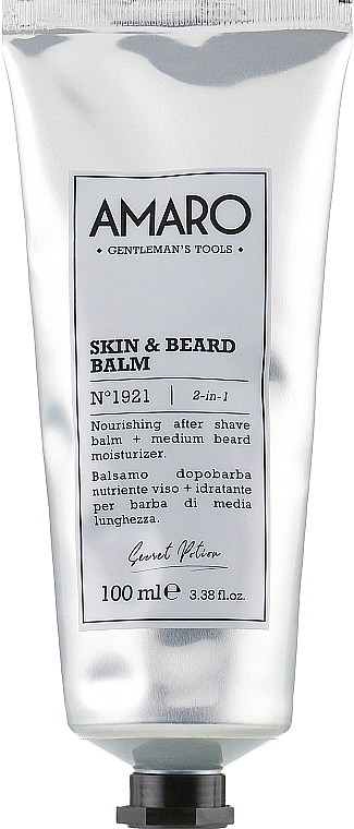 After Shave Balm - FarmaVita Amaro Skin And Beard Balm — photo N1