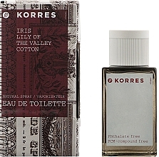 Fragrances, Perfumes, Cosmetics Korres Iris Lily of the Valley Cotton - Eau de Toilette