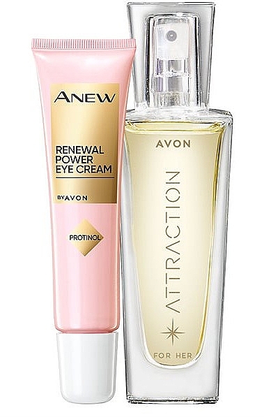 Avon Attraction - Set (edp/30 ml + eye/cr/15 ml) — photo N1