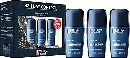 Fragrances, Perfumes, Cosmetics Set - Biotherm Homme Day Control Roll-On Trio(deo/3x75ml)