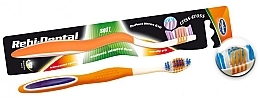 Soft Toothbrush Rebi-Dental M42, white-orange - Mattes — photo N1