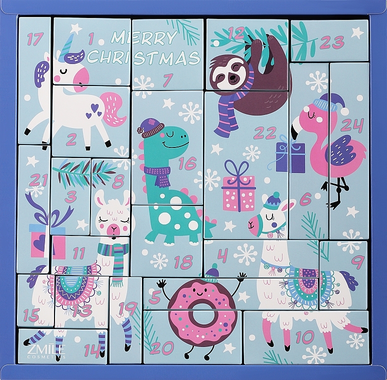 Advent Calendar, 24 products - Zmile Cosmetics Christmas Holiday Puzzle — photo N2