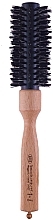 Fragrances, Perfumes, Cosmetics Thermal Brush with Wooden Ash Handle & Aluminum Separator, d46mm - 3ME Maestri Triangle Brush