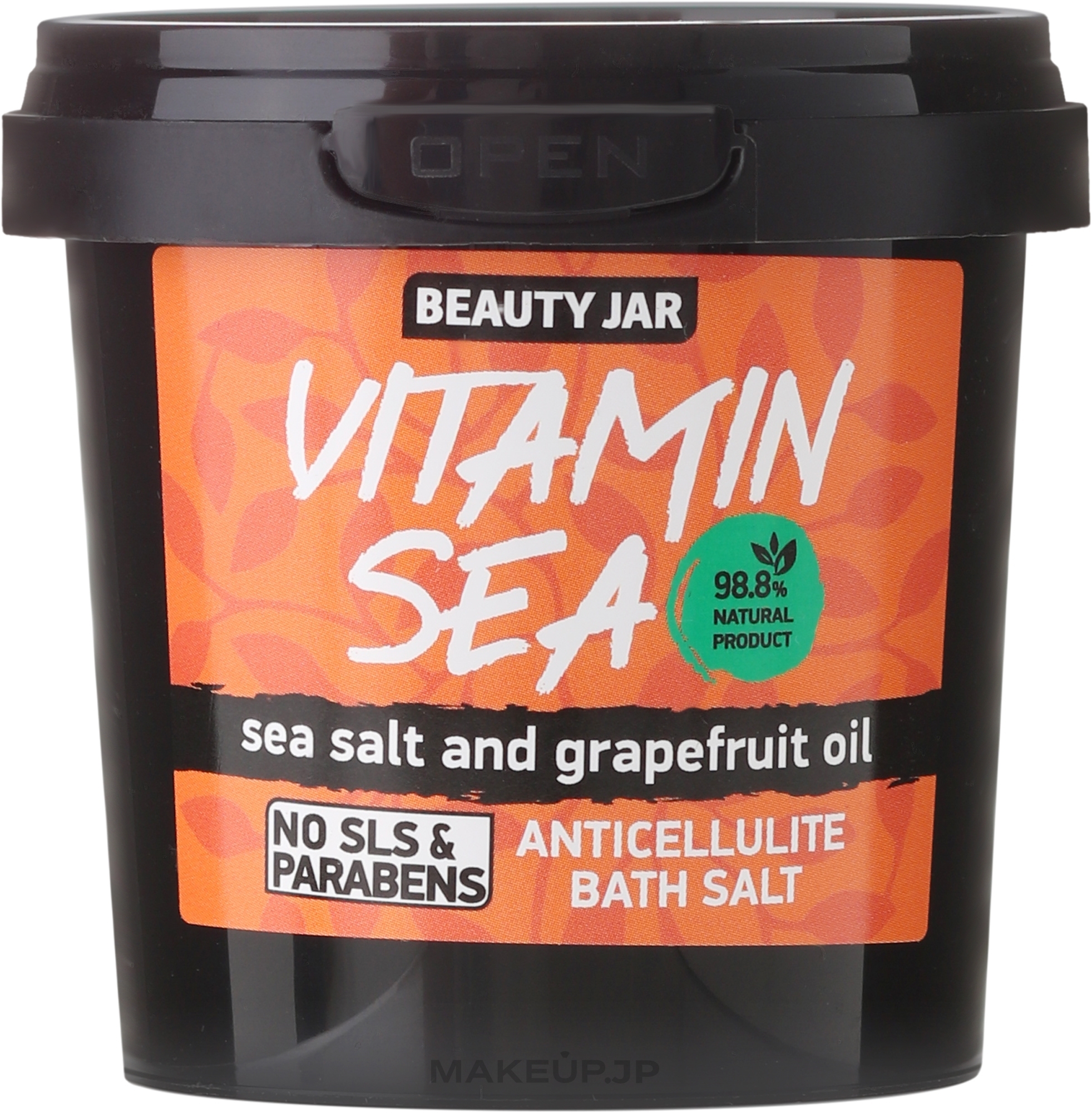 Anti-Cellulite Bath Salt "Vitamin Sea" - Beauty Jar Anticellulite Bath Salt — photo 200 g