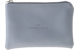 Makeup Bag "Leather", 96969, grey - Top Choice — photo N1