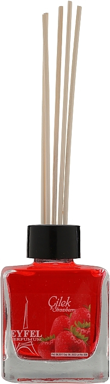 Reed Diffuser "Strawberry" - Eyfel Perfume Reed Diffuser Strawberry — photo N3