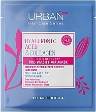 Fragrances, Perfumes, Cosmetics Hyaluronic Acid Hair Mask - Urban Care Hyaluronic Acid & Collagen Pre-Hair Mask