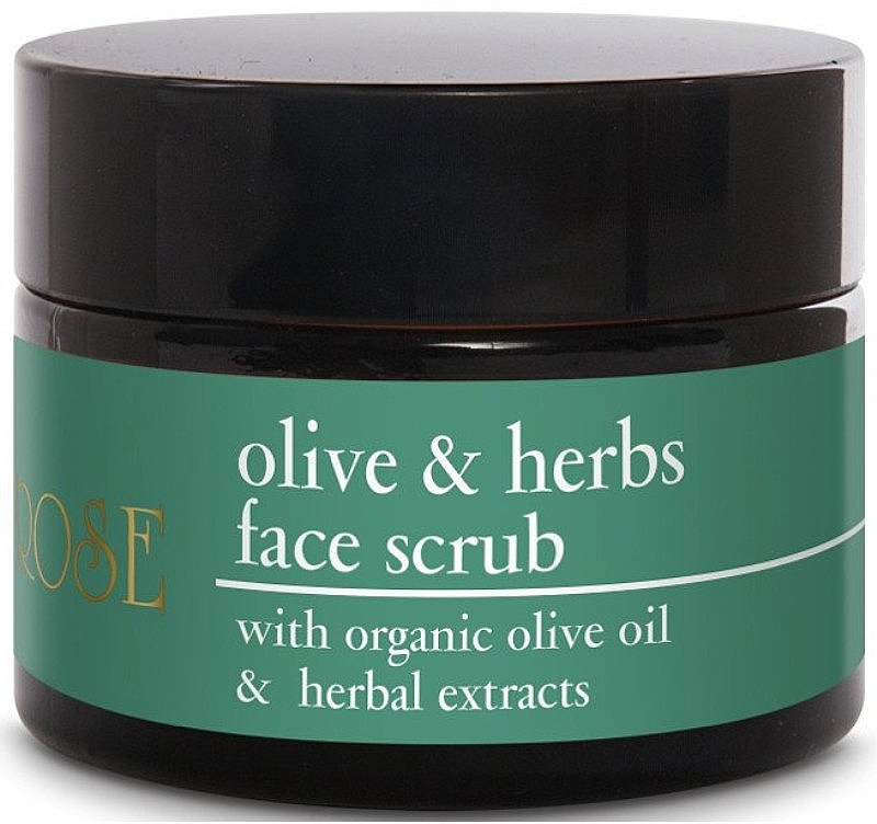 Olive Oil & Herbal Extracts Face Scrub - Yellow Rose Olive & Herbs Face Scrub — photo N1