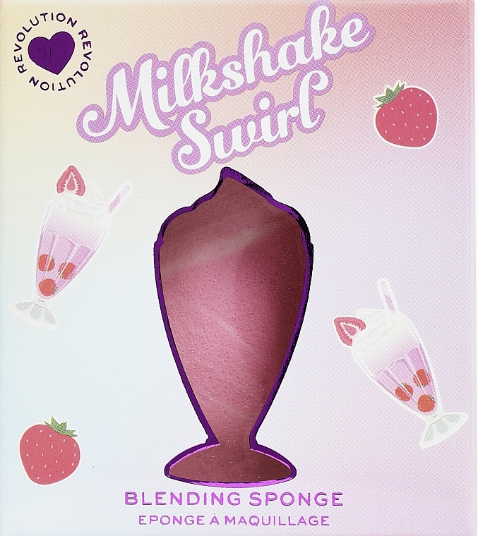 Blending Sponge - I Heart Revolution Milkshake Swirl Blending Sponge — photo N1