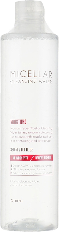 Moisturizing Micellar Water - A'pieu Micellar Cleansing Water Moisture — photo N1