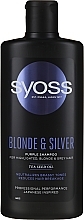 Shampoo for Blonde, Grey & Highlighted Hair - Syoss Blond & Silver Purple Shampoo for Highlighted, Blonde & Grey Hair — photo N1