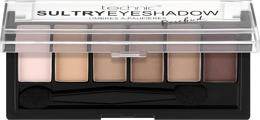 Eyeshadow Palette - Technic Cosmetics Sultry 6 Shades Eyeshadow Palette — photo N1