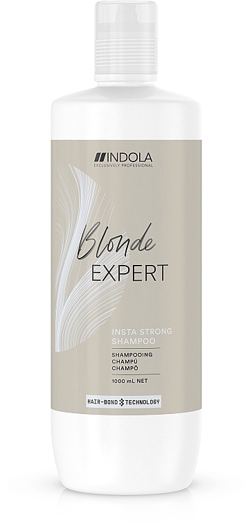 Repairing & Strengthening Shampoo for Blonde Hair - Indola Blonde Expert Insta Strong Shampoo — photo N2