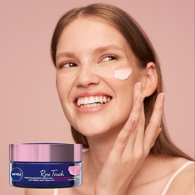 Night Face Cream - Nivea Rose Touch Night Cream — photo N2