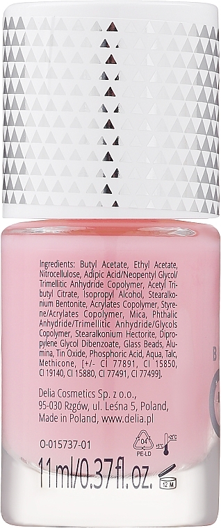 Nail Polish-Conditioner 2 in 1 "Bioactive Glass" - Delia Cosmetics Bioactive Glass Nail — photo N2