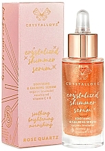 Soothing, Brightening & Nourishing Face Serum - Crystallove Face Serum With Rose Quartz And Bisabolol — photo N2