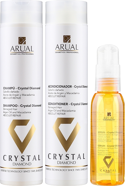 Set - Arual Crystal Diamond Kit (shm/250ml + cond/250ml + ser/100ml) — photo N2