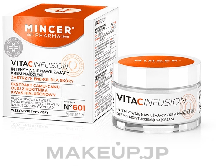 Moisturizing Face Cream - Mincer Pharma Vita C Infusion 601 Moisturizing Face Cream — photo 50 ml