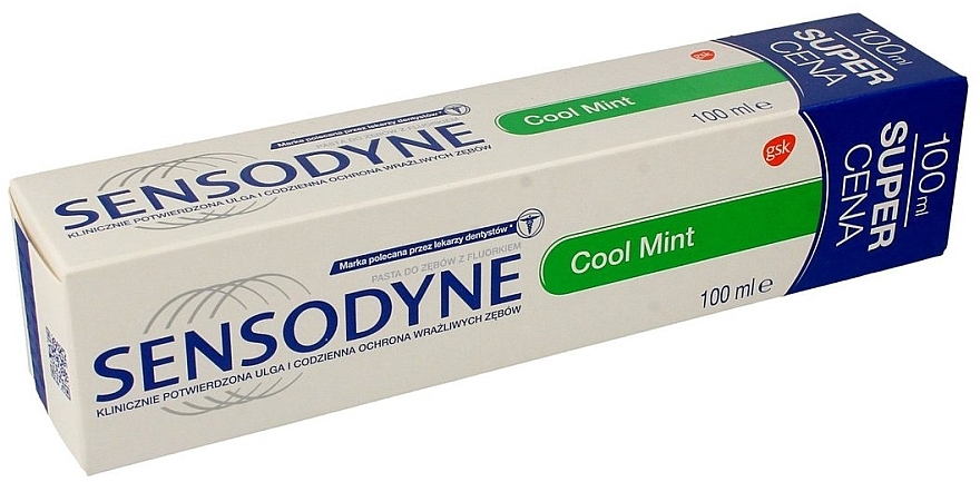 Toothpaste - Sensodyne Cool Mint — photo N1