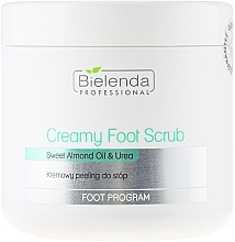 Sweet Almond Oil and Urea - Bielenda Professional Creamy Foot Scrub  — photo N1