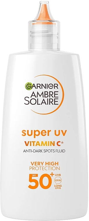 Sunscreen Fluid - Garnier Ambre Solaire Super UV Vitamin C SPF50 — photo N1