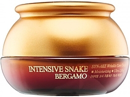 Anti-Aging Cream with Syn-Ake Peptide - Bergamo Intensive Snake Wrinkle Care Cream  — photo N1