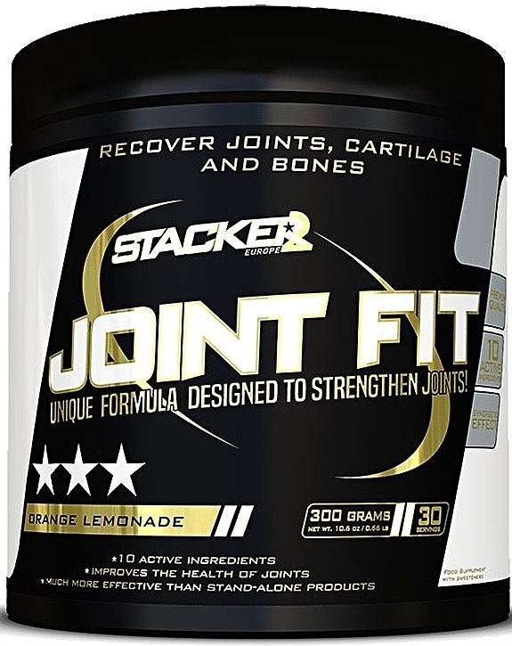 Dietary Supplement for Joint Health - Orange Lemonade Flavour - Stacker2 Europe Joint Fit Orange Lemonade — photo N1