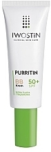 Fragrances, Perfumes, Cosmetics Protective Facial BB Cream SPF 50+ - Iwostin Purritin BB Cream SPF 50+ 
