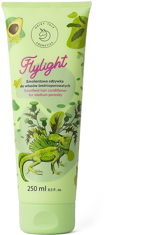 Softening Conditioner for Medium Porosity Hair - Hairy Tale Flylight Emollient Hair Conditioner — photo N1