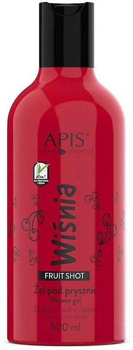 Cherry Shower Gel - APIS Professional Fruit Shot Cherry Shower Gel — photo N1