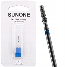 Nail Cutter Head DS2 'Truncated Cone', medium, blue - Sunone Diamond Nail Drill — photo N2