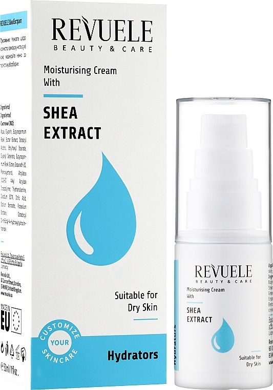 Cream for Dry Skin "Shea Extract" - Revuele Hydrators Shea Extract — photo N2