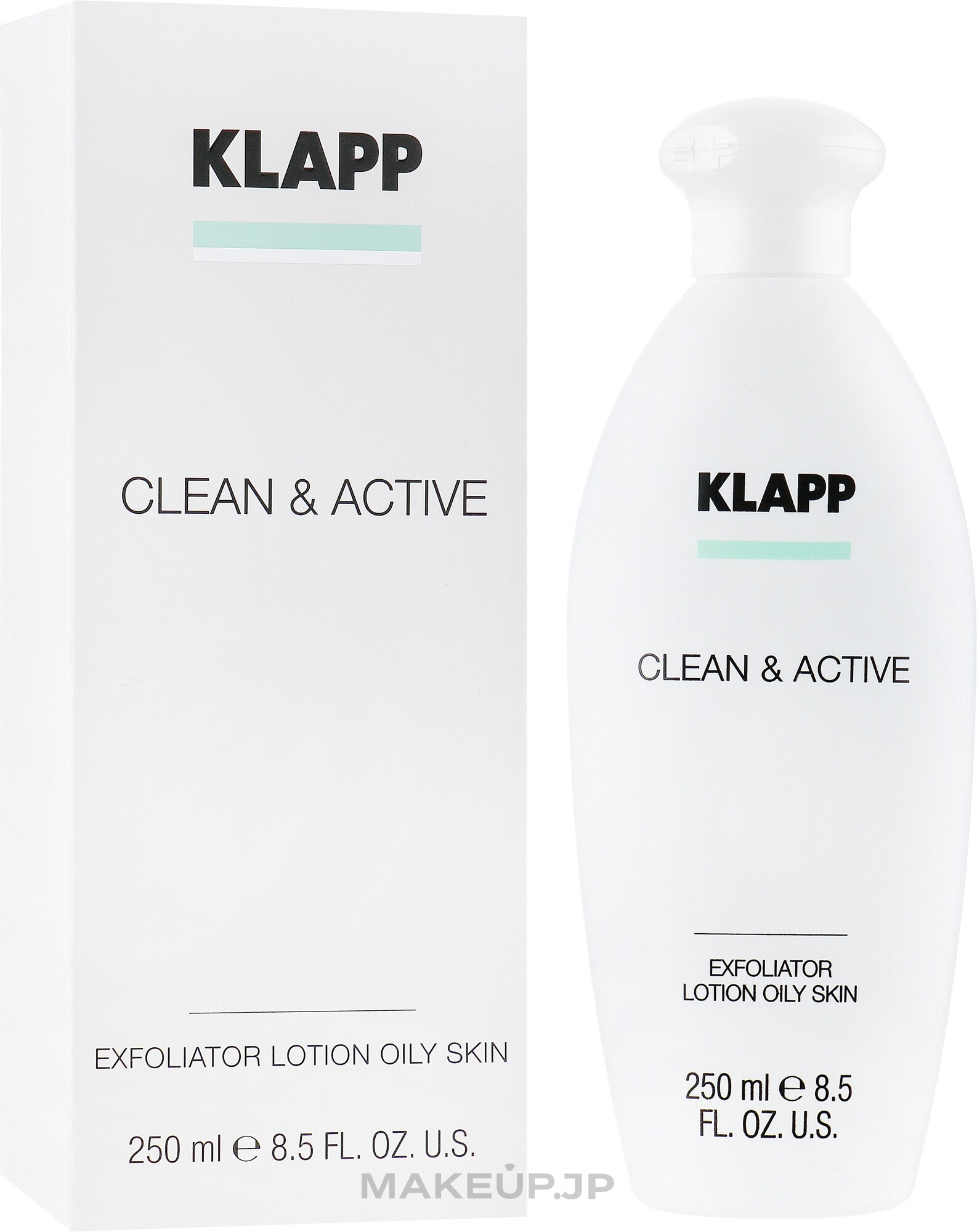 Oily Skin Exfoliator - Klapp Clean & Active Exfoliator Oily Skin — photo 250 ml