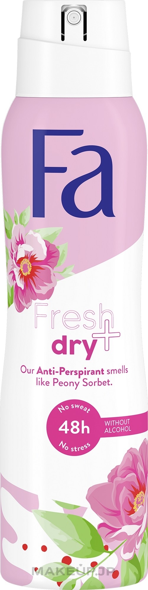 Deodorant Spray "Sorbet and Peony" - Fa Fresh & Dry Deodorant — photo 150 ml