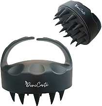 Scalp Massage Brush, black - Deni Carte — photo N1