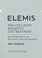 Fragrances, Perfumes, Cosmetics Eye Serum - Elemis Pro-Collagen Advanced Eye Treatment (sample)