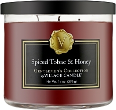 Fragrances, Perfumes, Cosmetics Spiced Tobac & Honey Scented Candle - Village Candle Gentlemens Spiced Tobac & Honey