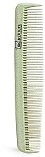 Rounded Teeth Hair Brush, biodegradable, green - IDC Institute Eco Dressing Comb — photo N1