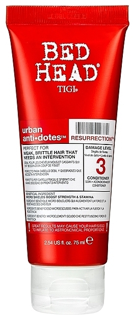 Repair Conditioner for Dry Brittle Hair - Tigi Bed Head Urban Antidotes Resurrection Conditioner — photo N1