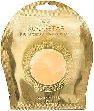 Hydrogel Eye Patches, golden - Kocostar Princess Eye Patch Gold — photo N1