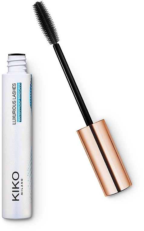 Waterproof Super Volume Mascara - Kiko Milano Luxurious Lashes Waterproof Mascara — photo N2