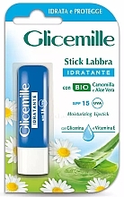 Fragrances, Perfumes, Cosmetics Moisturizing Lip Balm 'Chamomile & Aloe' - Mirato Glicemille Moisturizing Lipstick SPF15